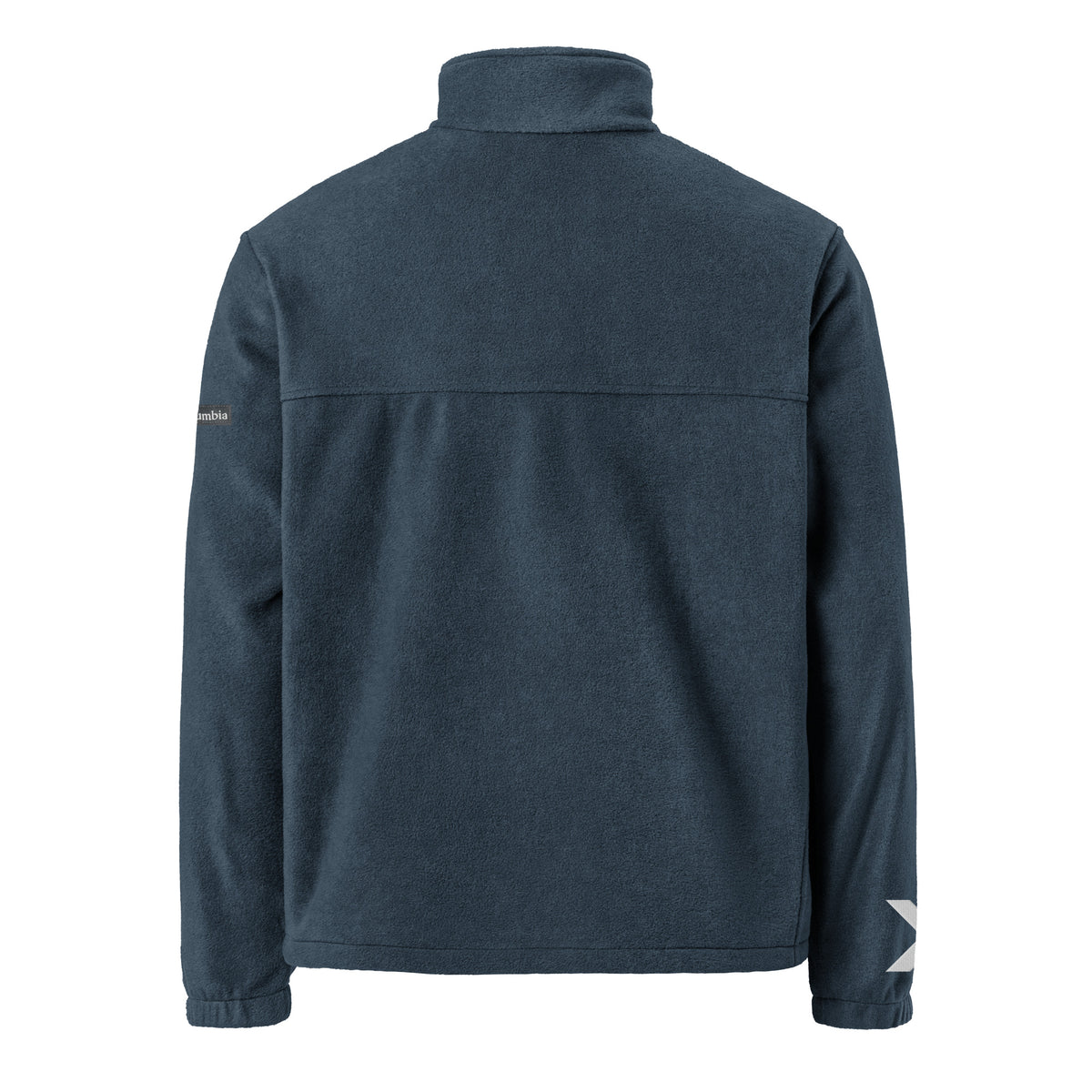 LGH Columbia Fleece Jacket in Collegiate Navy, back view