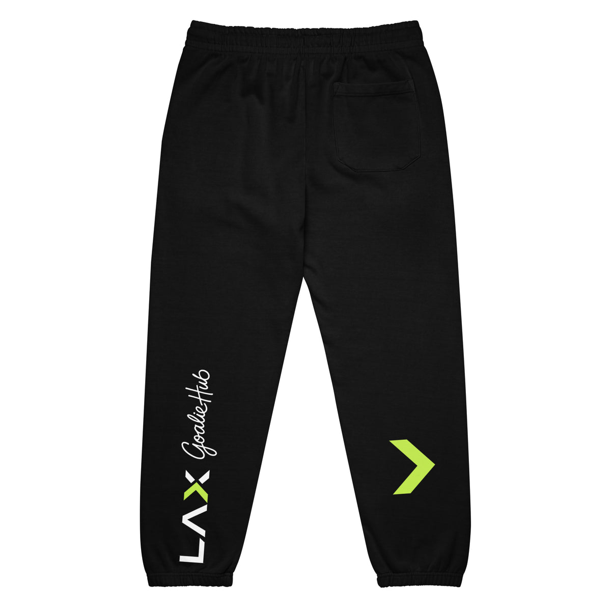 LGH Urban Sweatpants in black, back view