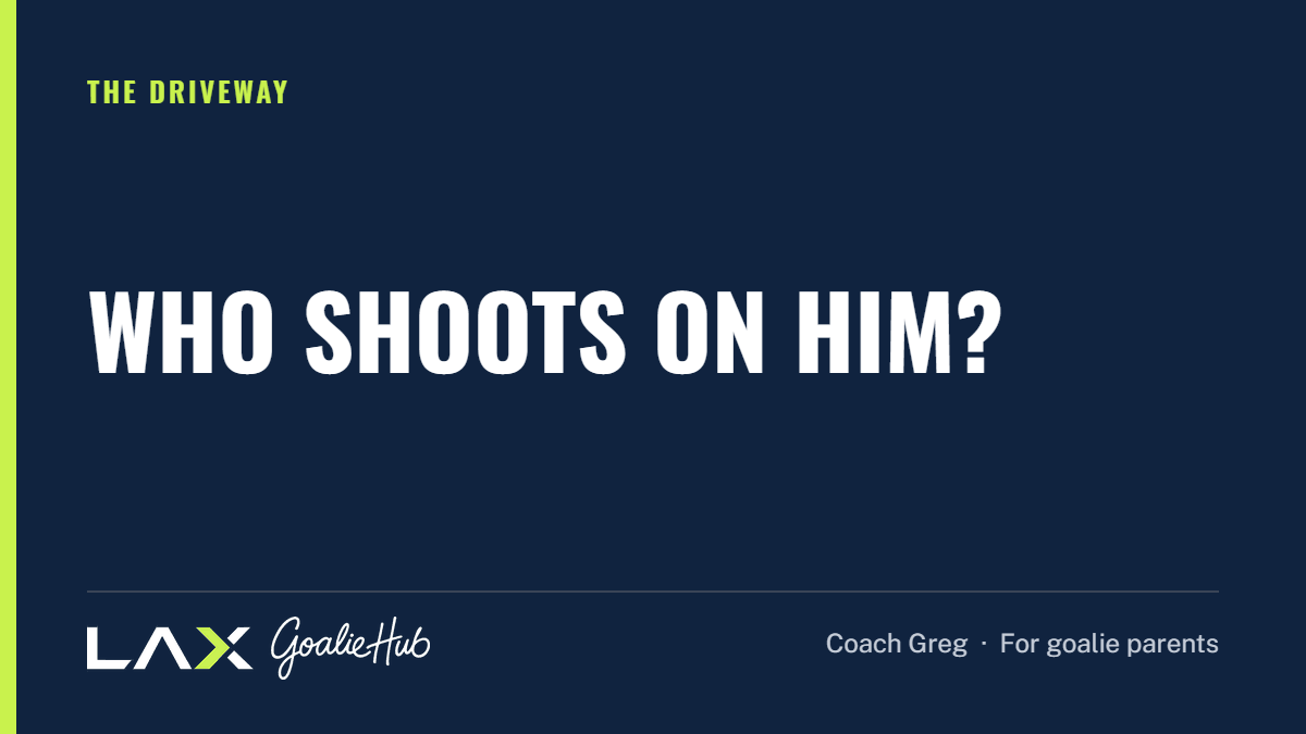 Who Shoots On Him?: a LAX Goalie Hub article for parents of youth lacrosse goalies