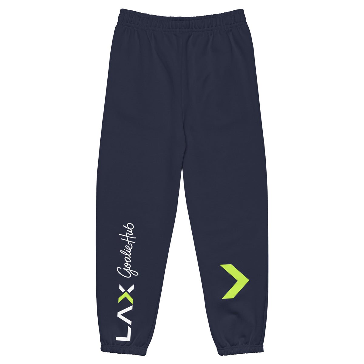 LGH Heavyweight Sweatpants in navy, back view